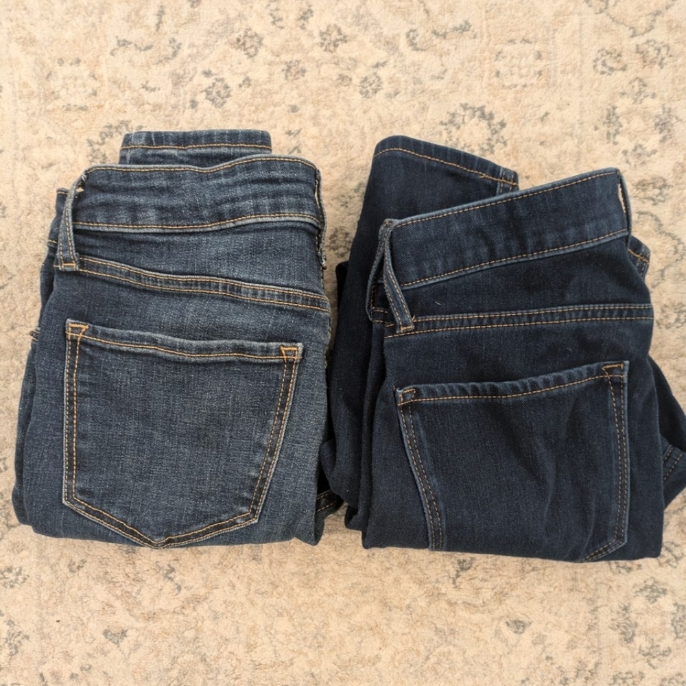 Old Navy Rockstar High-Rise Super Skinny Jeans - Dark Blue
